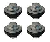 URO Set of 4 Engine Valve Cover Nuts For BMW E30 E34 E36 E39 E46 E53 E60 E83 E85