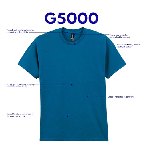 Image of Gildan Adult Heavy Cotton T-Shirt, Style G5000