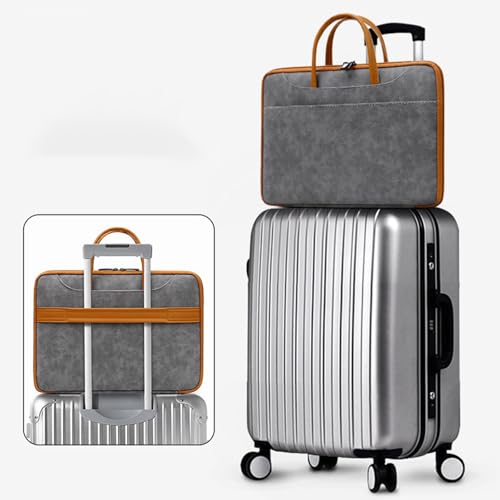 Mallette ordinateur portable 13 à 16 pouces imperméable grise - 3