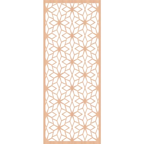 Image of Lake Decorative Pierced Fretwork Wood Wall Panels, 23 3 /8 inchW x 59 3 /8 inchH x 1 /4 inchT, Alder
