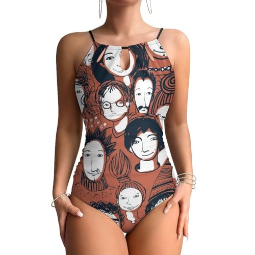 Maillot de bain une pièce femme monokini beachwear drapé avec effet ventre plat