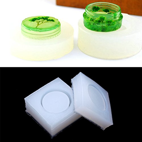 Amrka Diy Round Silicone Storage Box Mold Resin Mould Jewelry Casting Craft Handmade #TOP1