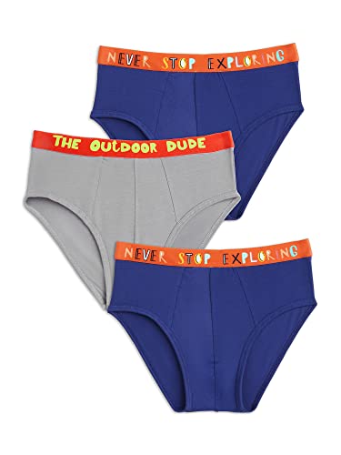 Image of XY Life Playmate Modal Briefs for Boys, Relaxed Fit, Solid