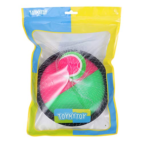 TOYANDONA Disco Conjunto 1 Pás Pás E Atirar Bola Ajustável Handheld Auto- Aderente E Atirar Bola Jog