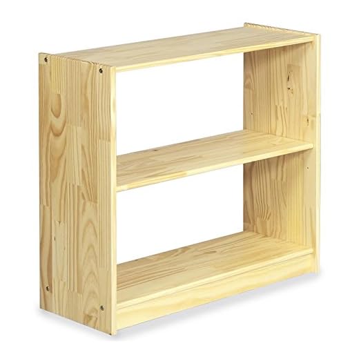 IDIMEX Standregal mit 3 Böden, Natur - Bücherregal aus Kiefer Massivholz für Kinderzimmer oder Büro