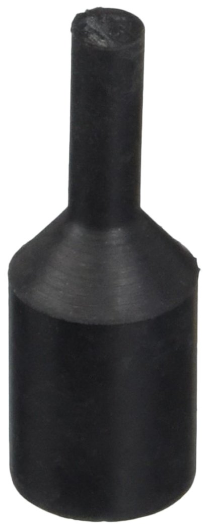 TapeCase Black, EPDM Pull Plugs, 0.670in c x 0.470in d x 1.500in a - 100 (Units/Package)