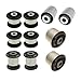 Compatible For Audi Q7 VW Touareg Front Upper And Lower Control Arm Bushing Left Right Set 7L0407077 7L0407182G 7L0412333A(2PCS 7L8407183)