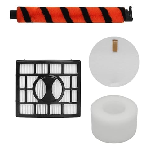 Alrens Main Roller Brush for Shark NZ801UK,NZ801UKT,NZ801UKTSB, Filter Replacement Kit with Main Roller Brush Replacement Parts & 1 HEPA filter, 1 Set Foam Filter