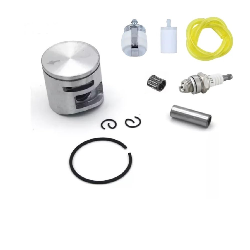 Hjgeha 1 Set 42Mm Piston Pin Ring Kit Fit For 445 Ii 445E Cs2245 Chainsaw Engine Motor Replacement Part # 544088403 Replacement Parts(1 Set)