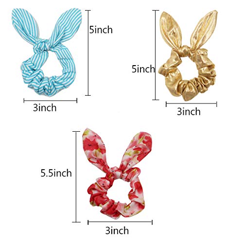 22Pcs Hair Scrunchies Rabbit Ears Hair Tie Ropes Elastic Hair Bands Hair Bow Scrunchies Ponytail Holder Hair Accessories For Women Girls Teens Kids Children… #TOP1