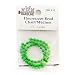 Hareline Fly Tying Bead Chain Eyes - Medium, Fl. Green