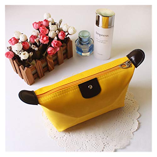 Preisvergleich Produktbild Kosmetiktasche Frauen Reise Kultur bildet kosmetische Beutel-Beutel-Handtaschen-Geldbeutel-... Beutel for Kosmetik Make-up-Beutel-Organisator (Color : Yellow)