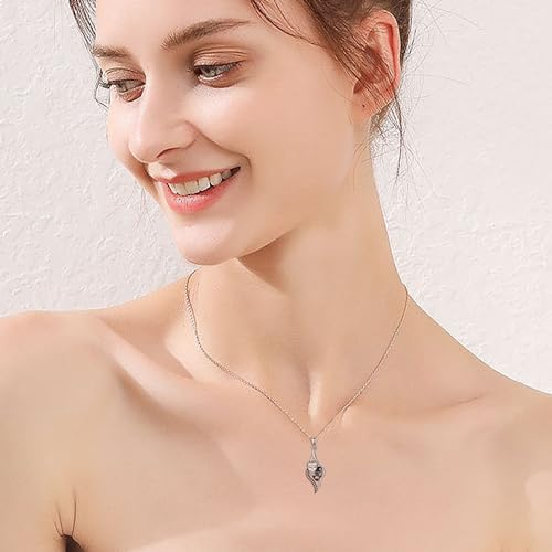 MONGAS Comedy and Tragedy Masks/Spoon/Raccoon/Skull/Firefly/Mushroom/Mom/Phantom of The Opera Necklace Sterling Silver Mustard Seed Jewelry for Women2