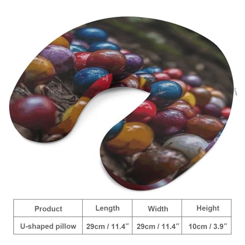 Almohada de espuma viscoelástica 30 cm tamaño único miniatura 2
