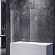 SONNI Duschwand für Badewanne 120x140 cm(BxH) badewannenfaltwand 2-teilig Faltbar 6 mm NANO-GLAS Duschabtrennung Badewanne