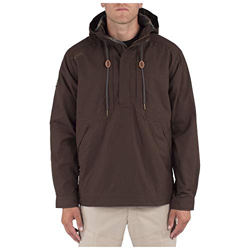 5.11 Men's Taclite Anorak Jacket, Brown, Small