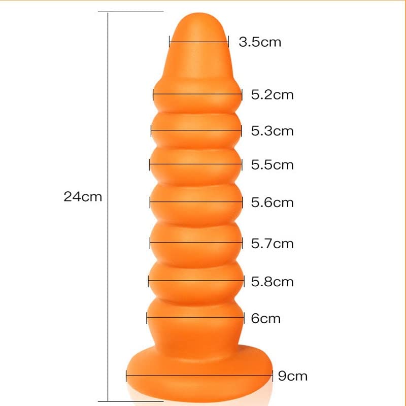 Plug anale Enormi plug anali Massaggiatore prostatico Silicone Grandi perline anali Grandi giocattoli sessuali