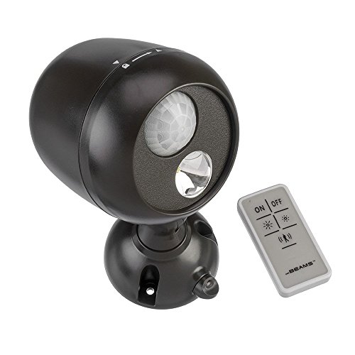 Mr. Beams MB370 Wireless LED Remote Control Spotlight with Motion Sensor and...