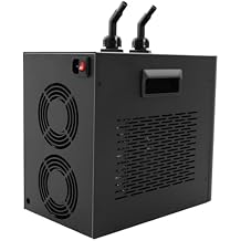 Aquarium Water Chiller 42gal 1/10HP Fish Tank Cooler Cooling Machine 110V 160L Aquarium Chiller for Aquatic Plant Cultivation, Jellyfish Cultivation, Coral Cultivation