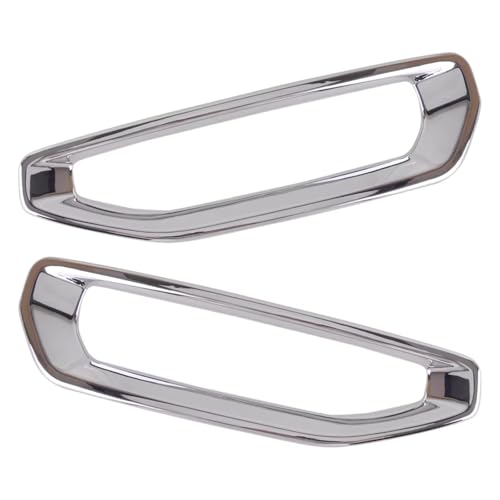 Moldura de luz antiniebla cromada para GMC Sierra, cubiertas ABS elegantes