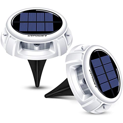 URPOWER Solar Lights, Upgraded IP67 Waterproof Solar Ground Lights Outdoor Solar Garden...