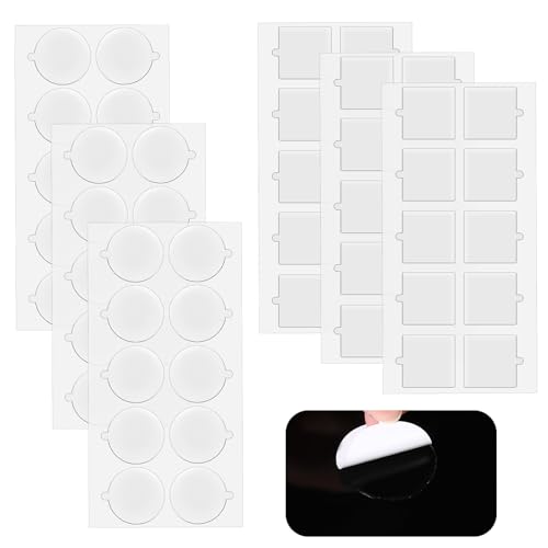 Xelsluthe 60PCS Table Cloth Holder Clips Clear Tablecloth Clips Double