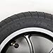 (2pcs Black) Electric Wheelchair Front Wheels, Pneumatic Tire Accessories, 10x2 Caster Replacement Parts, Aluminum Wheel Hubs