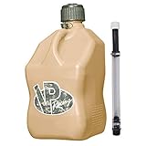 VP Racing 4042-CA, 5.5-Gallon Square Motorsport Jug Tactical Tan w/ 14