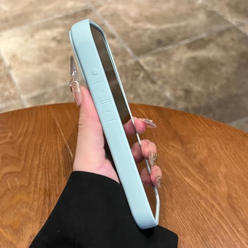 Coque silicone liquide rose bonbon de qualité supérieure pour iPhone 17