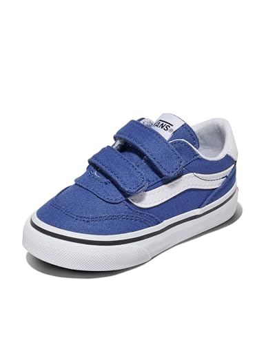 Vans Kinder Brooklyn Ls V Baskets Unisexes, Bleu Marine véritable, 4.5 UK Child