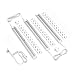 EShine White Finish 3 12 inch Panels LED Dimmable Under Cabinet Lighting Kit, Hand Wave Activated - Touchless Dimming Control, Cool White (6000K)