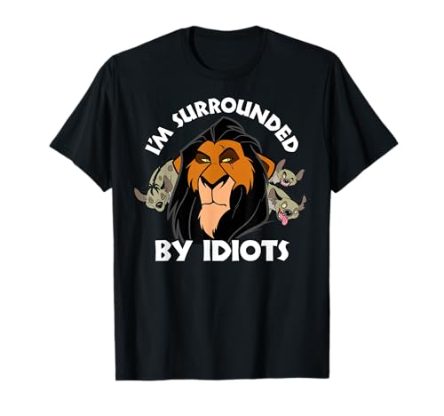 T-shirt Lion King Scar Disney pour un look décontracté entre amis