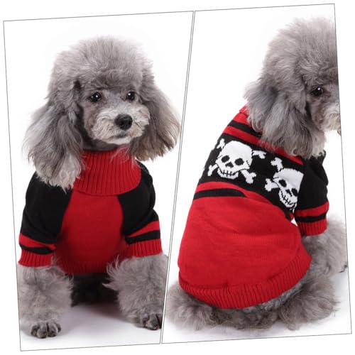 Disfraz para perro diseño esqueleto talla XL rojo miniatura 6