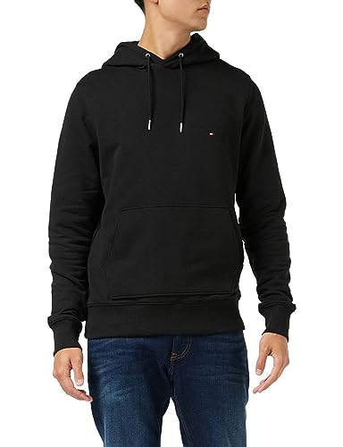 Tommy Hilfiger Herren Hoodie 1985 mit Kapuze, Schwarz (Black), XL