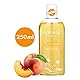 Natural Wellness Massageöl ’Pfirsich hideaway’ 250 ml | Erotisches intim Körperöl | Massage-Öl für Erotik-Wellness und Entspannung | Muskelentspannung mit süßem Pfirsich Duft