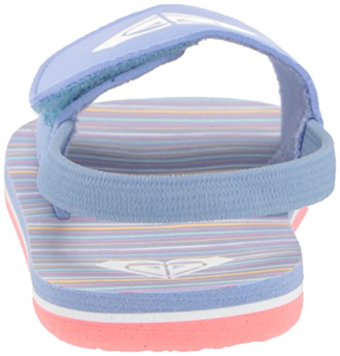 Image of Roxy Girl's TW Finn Sling Back Flip Flop Sandal Sandal, NAVY DREAM, 7 M M US Toddler