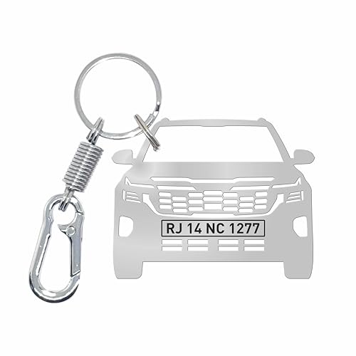 Image of Stainless Steel Car Key chain For Men With Premium Metal personalised car key chain| keyc hain for car | key chains for men | Car Keychain Key Ring