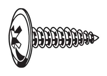 Tap Sht Mtl Screw, K-Lath, 8, 1/2 in, PK100
