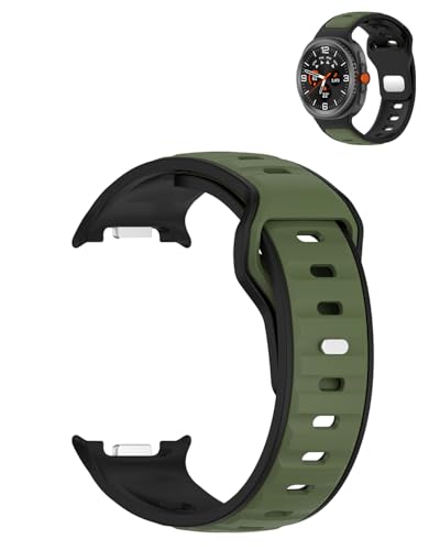 Image of Bands for Samsung Watch 8 Smartwatch,Sport quick-release Silicone Band for Samsung Watch 8,Soft Lightweight & Ventilated Comfort Replacement Smartwatch Strap,Adjustable Wristband