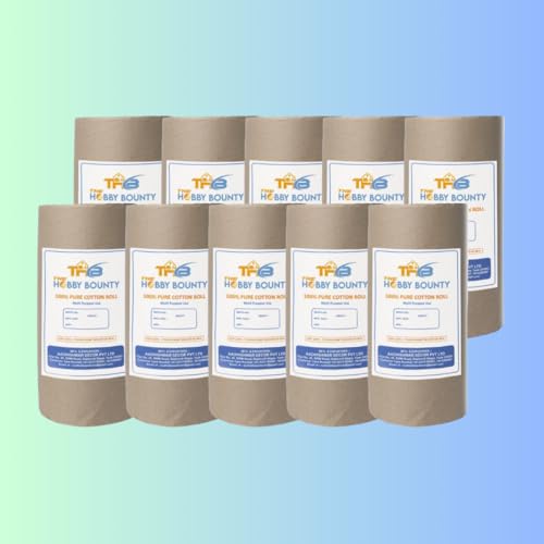 Image of THB Pure Cotton Roll 100g (Pack of 100) | 100% Pure Soft Absorbent Cotton Wool for Baby Care, Makeup Removal, Skincare, Facial Cleansing, Wound Dressing, Medical, Salon & Cosmetic Use |