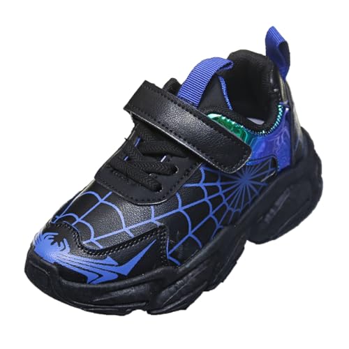 Children's Spider Web Sneakers – Lightweight Lace-Up Walking Shoes with Anti-Slip Sole, Streetwear Design, and Outdoor Comfort - Main Image