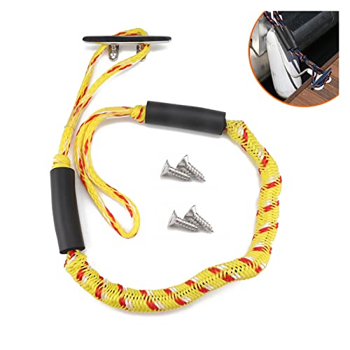 Ferragens para Iates Marítimos 1 Único amarelo, branco e vermelho corda 4, 5, laço de 6 polegadas, B