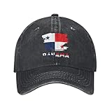 Photo Gallery amazingtr berretto da baseball vintage per uomo donna lavato denim cotone denim cappello papà cappelli casquette nero regolabile regali unisex, vintage panama bandiera panamense, taglia unica Photo Gallery amazingtr berretto da baseball vintage per uomo donna lavato denim cotone denim cappello papà cappelli casquette nero regolabile regali unisex, vintage panama bandiera panamense, taglia unica