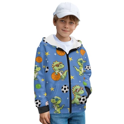 Boy Zip Up Hoodie Sweatshirt Boys Full Zip Hoodies Casual Fall Cardigan Jacket Pullover with Pockets Winter Clothes