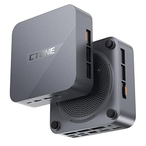 CTONE M2 MINI PC, Core i9 13900HK (14K/20T, bis zu 5.4GHz), 32GB RAM+1TB PCIe 4.0 SSD Micro Desktop Computer mit Iris Xe 96EU| WiFi 6E| BT 5.2|2.5GbE LAN Support Tripe Display|8K für Office/Home