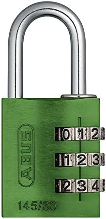 Padlock Combination Aluminum 30mm Silver