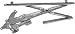 Dorman 752-780 Front Driver Side Power Window Regulator for Select Mitsubishi Models