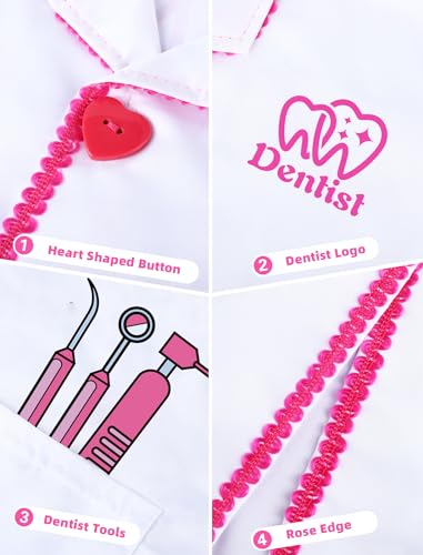 Disfraz de dentista para niñas ANPHILE miniatura 3