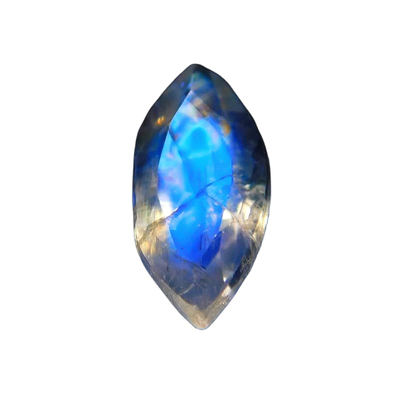 Pierre de lune arc-en-ciel véritable marquise 8x4mm de qualité supérieure
