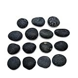 Black Pebbles MANDALA STEINE SELBST BEMALEN ca. 5 cm im 5-er oder 10-er Set flach set klein kinder anmalen garten basteln rund (10-er Set ca. 5 cm. je Stein)